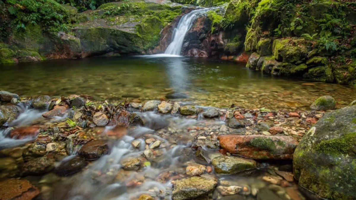 Cachoeira de 160 metros revela história centenária ao lado da usina mais antiga de SC - Foto
