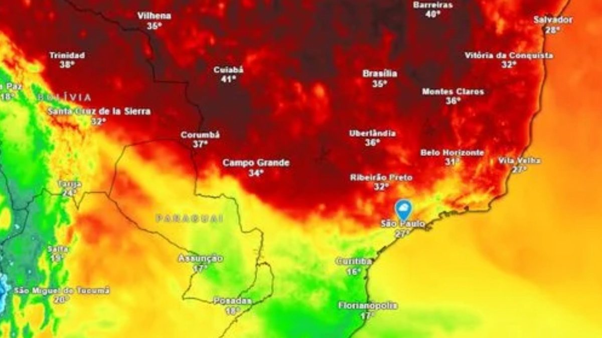 🚨 ALERTA-VIZINHO! Brasil terá 33°C de diferença de temperatura neste fim de semana