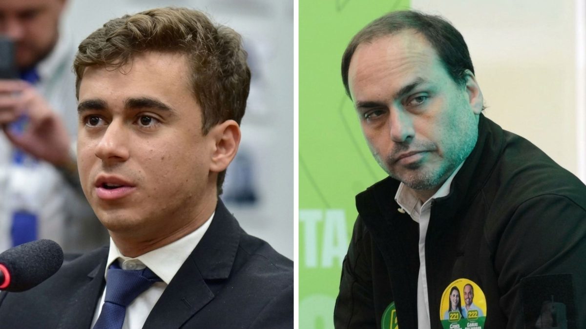 Nikolas Ferreira reposta ‘colinha’ com candidatos para SC, apoia Flávio e deixa Carlos Bolsonaro de fora no voto para o Senado