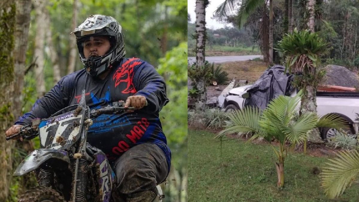 Motorista de 26 anos morre ao sair de pista e colidir com poste na SC-415: ‘Guri do bem e trabalhador’
