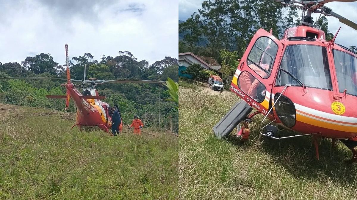 Trabalhador de 57 anos fica ferido após trator tombar em SC
