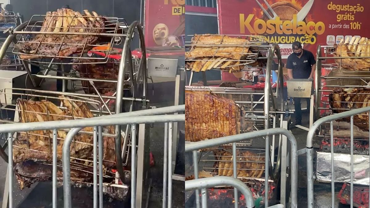 Roda gigante de costela e lanches grátis marcam inauguração de gigante do atacado em SC