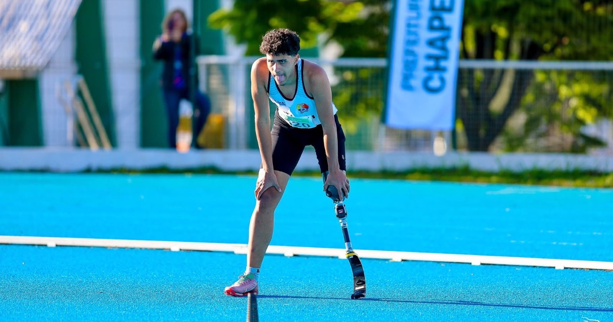 Após 12 cirurgias e amputação, jovem paratleta de SC bate recordes no atletismo e sonha alto: ‘Quero ser lembrado e ficar na história’