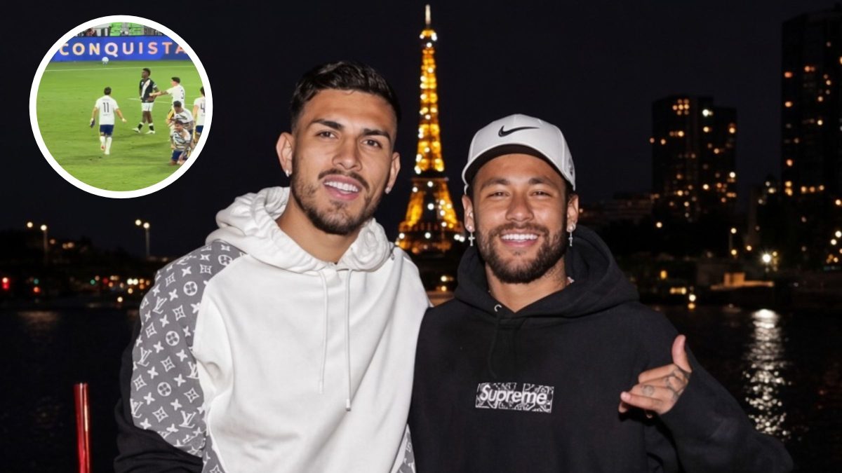 Neymar exalta Paredes e reage após Thiago Mendes virar ‘alvo’ de jogadores do Boca Juniors