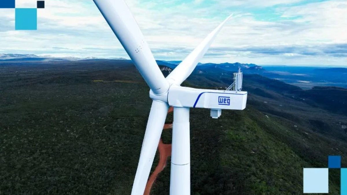 WEG cria turbina eólica gigante de 172 metros e dá passo importante para impulsionar tecnologia brasileira ao mundo