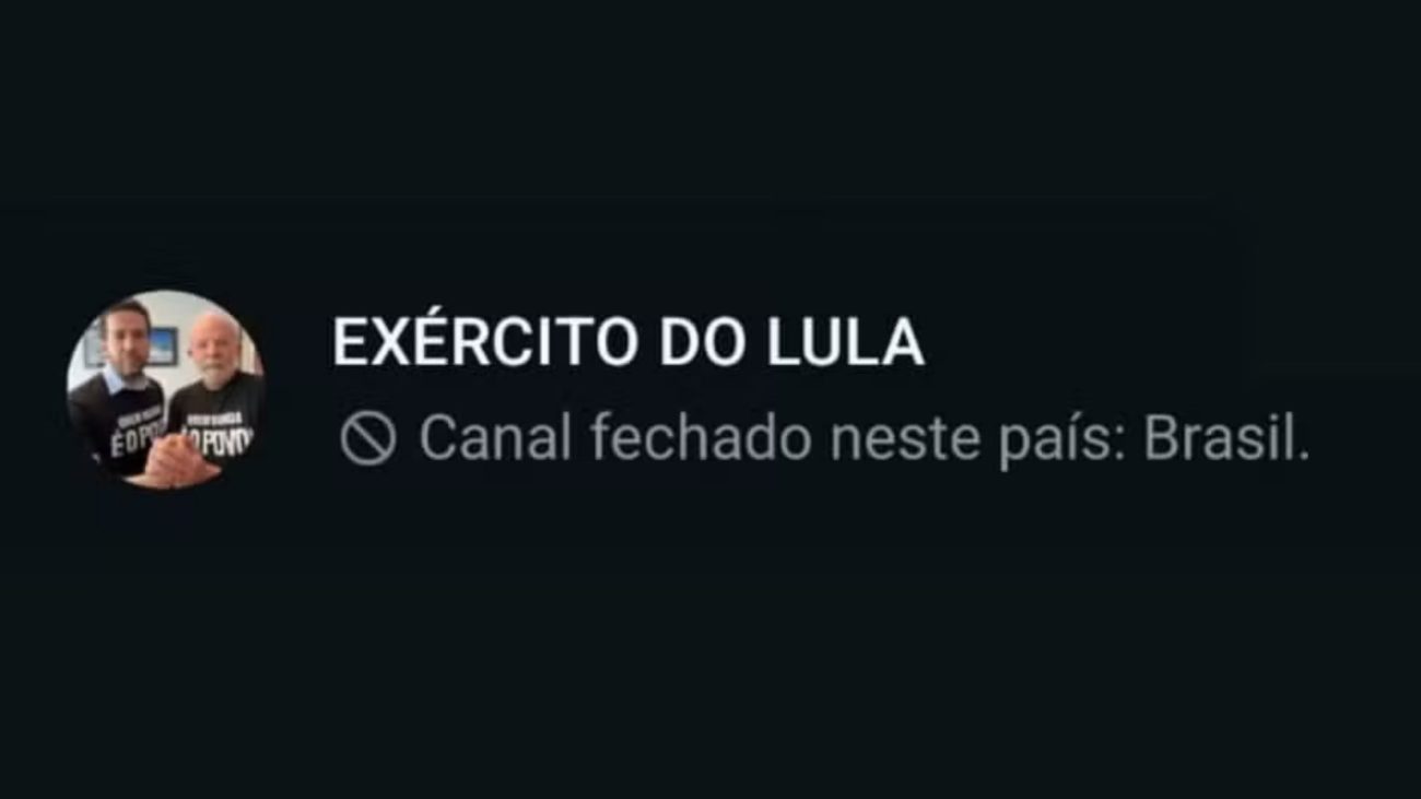 Canal 'Exército do Lula' sai do ar após decisão de Nunes Marques e pode voltar em 48 horas
