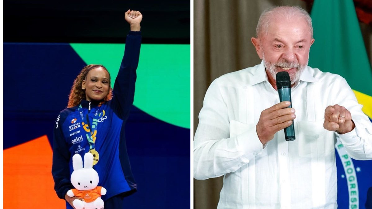 Rebeca Andrade conquista tricampeonato mundial no salto e ganha reconhecimento de Lula: ‘Currículo impressionante’