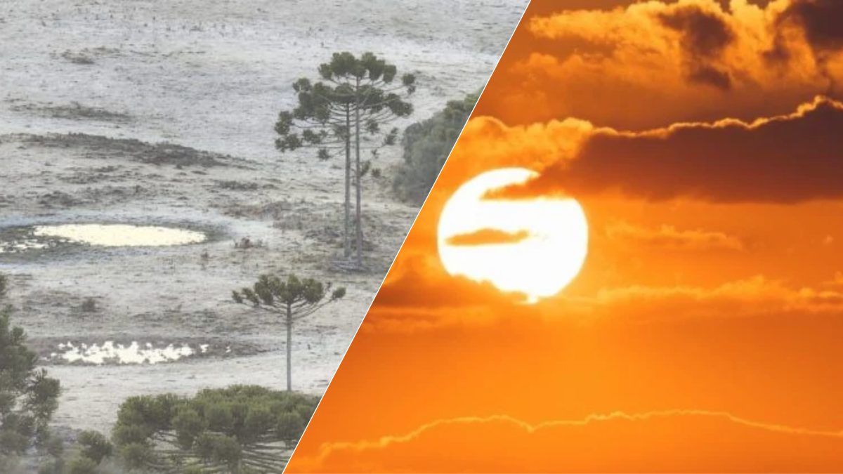 De 0°C a 40°C: ciclone intensifica frio e calor em 15 estados e provoca contraste térmico; veja onde os termômetros vão oscilar