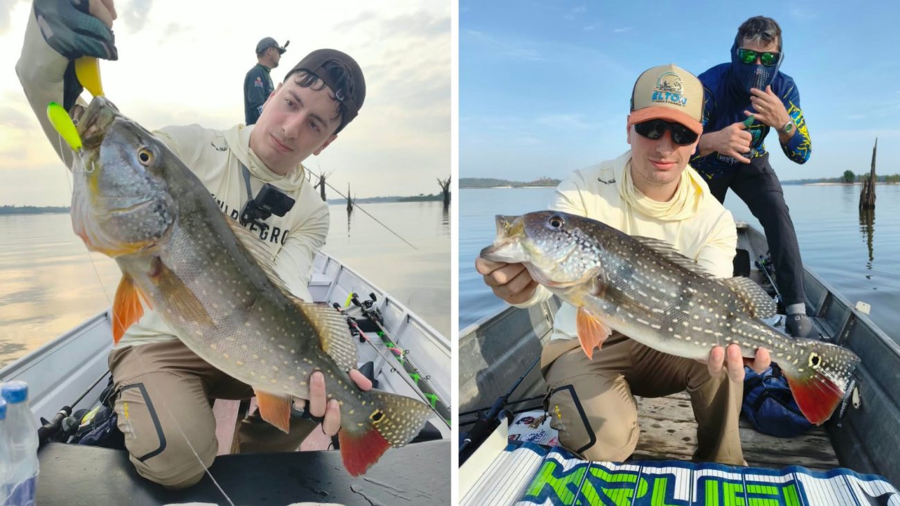 Analista de tecnologia da informação, Vitor conta que a paixão pela pesca começou ainda na infância.Foto: Arquivo pessoal/ND Mais