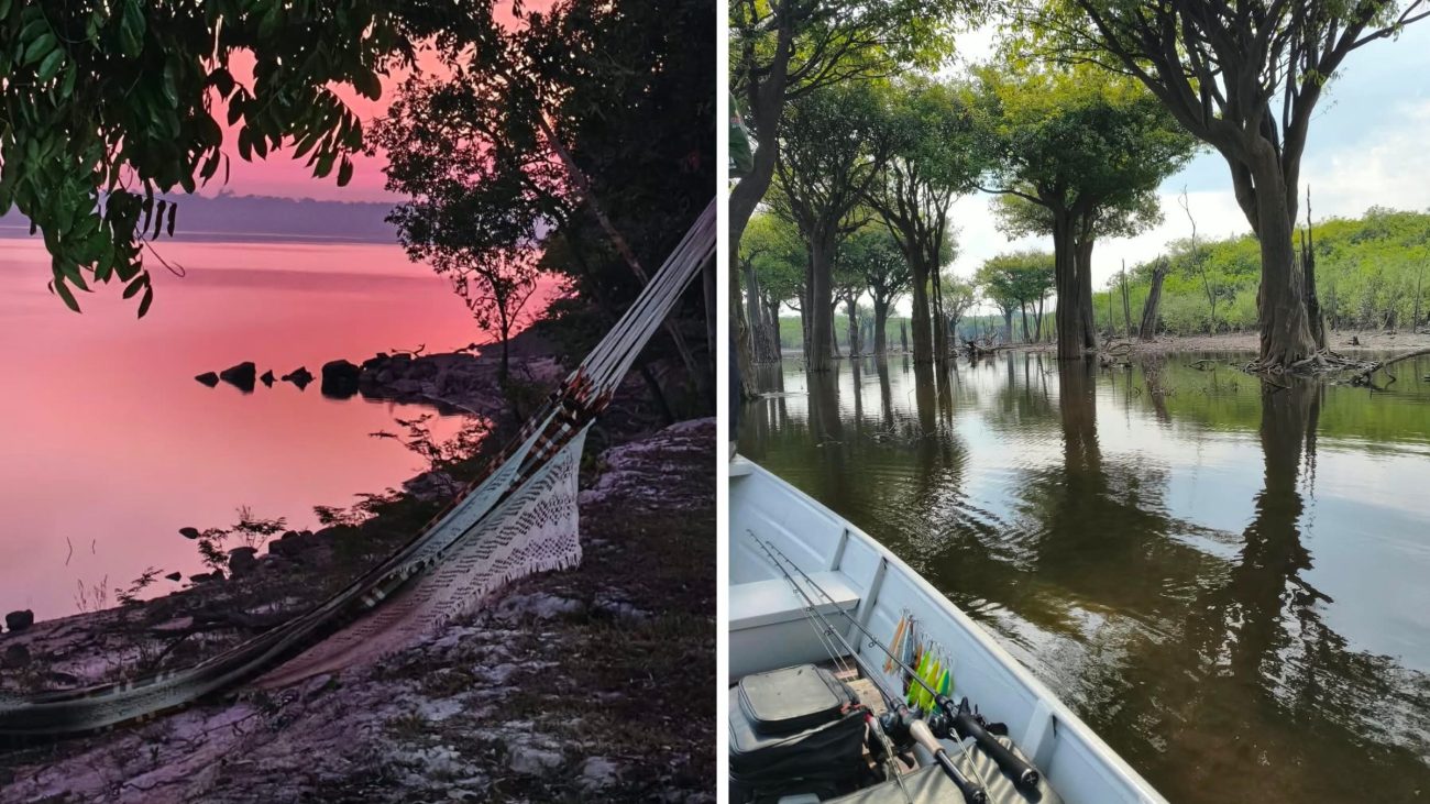 A pesca esportiva integra uma Reserva de Desenvolvimento Sustentável.Foto: Arquivo pessoal/ND Mais