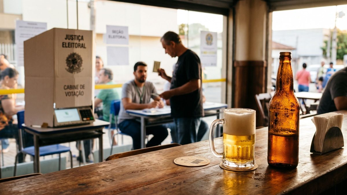 Venda de bebidas alcoólicas tem proibição confirmada em 9 estados com horários definidos pela Lei Seca no 2º turno das Eleições 2026