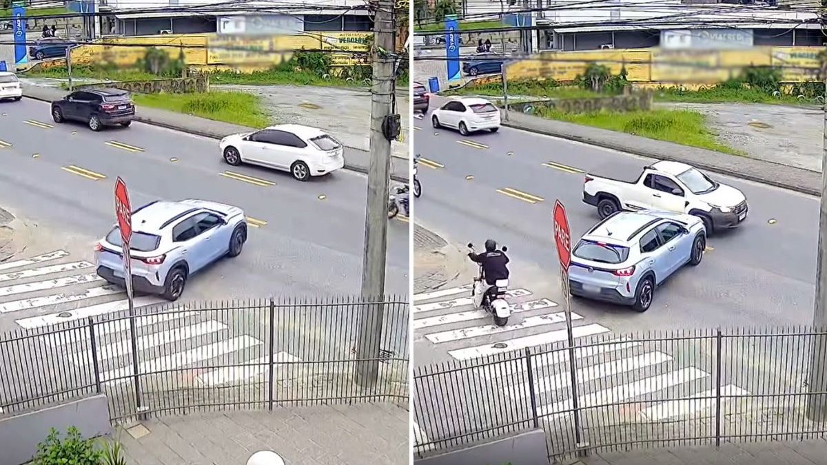 VÍDEO: Motorista tenta ‘dar jeitinho’ em conversão proibida e é barrado por ‘justiceiro’