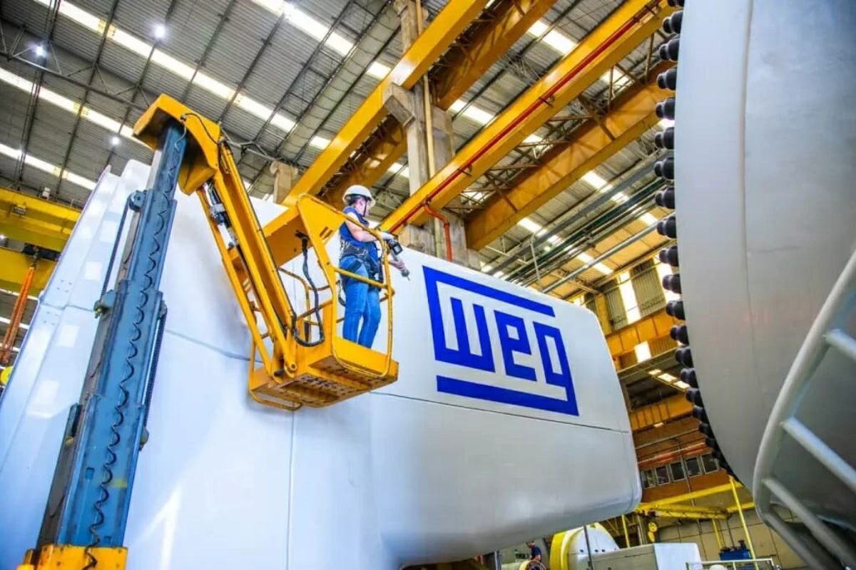 Empresa que começou em Jaraguá do Sul com o dinheiro de três Fuscas expandiu atuação em centenas de paísesFoto: WEG/Divulgação/ND Mais