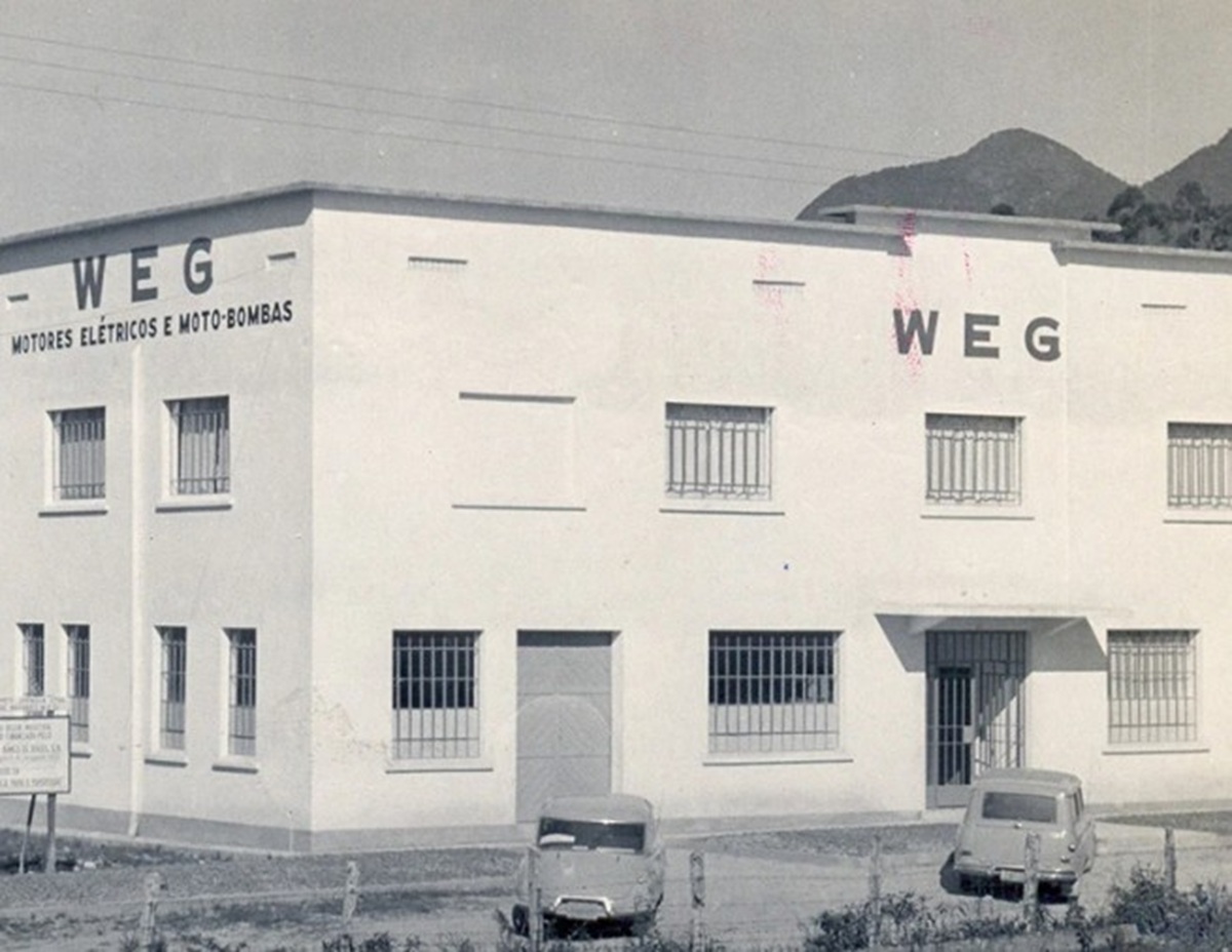 Em 1964, a empresa comprou um terreno e iniciou a construção do Parque Fabril I. No mesmo ano, começou a fabricar no localFoto: WEG/Divulgação/ND Mais