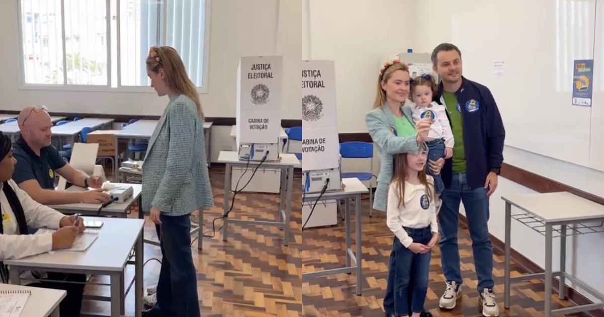 Júlia Zanatta vota em Criciúma após conquistar votação histórica para deputada federal em SC